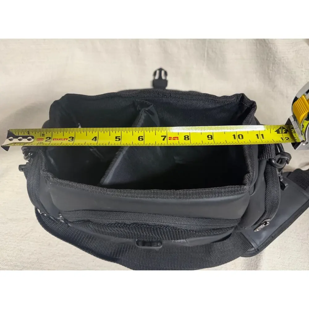 Annex Camera Bag Small DSLR Case Black Padded Divider Shoulder Strap